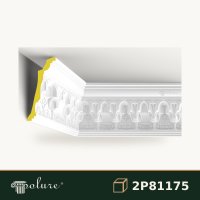 Cornișă Decorativă din Poliuretan cu Relief Clasic 21x47 cm – 2P81175