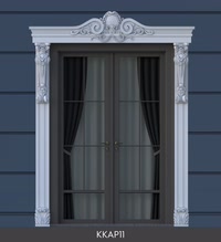 Ancadrament Decorativ Ușă din Poliuretan 22x200x258 cm – KKAP11