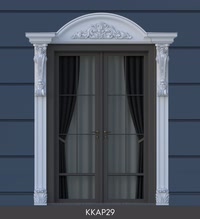 Ancadrament Decorativ Ușă Poliuretan Kombine 26x208x263 cm – KKAP29