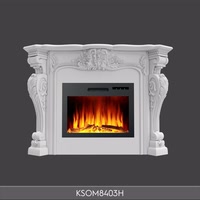 Cadru Șemineu Decorativ din Poliuretan 144x105 cm Clasic – KSOM8403H