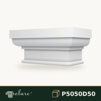 Pilastru decorativ din poliuretan, profil 34x69x32 cm – P5050D50