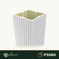 Pilastru canelat 60x60x240 cm din material poliuretanic – P5060